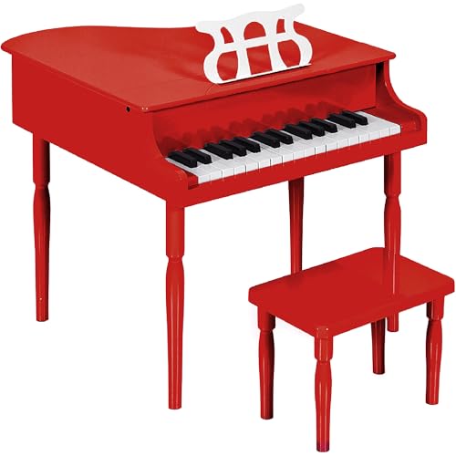 Kids 30-Key Wooden Mini Grand Piano Toy