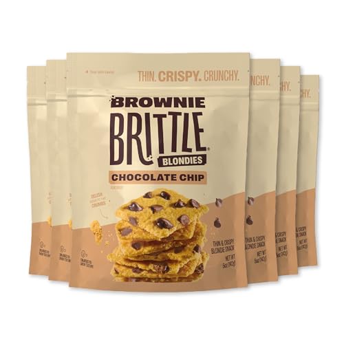 6 Pack Brownie Brittle Chocolate Chip Blondie Crisps