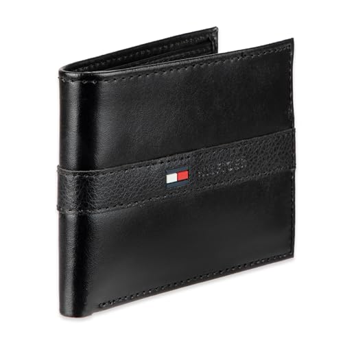 Tommy Hilfiger Slim Bifold Leather Wallet with ID