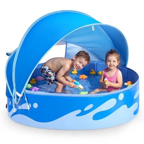 Foldable Kiddie Pool with Canopy
