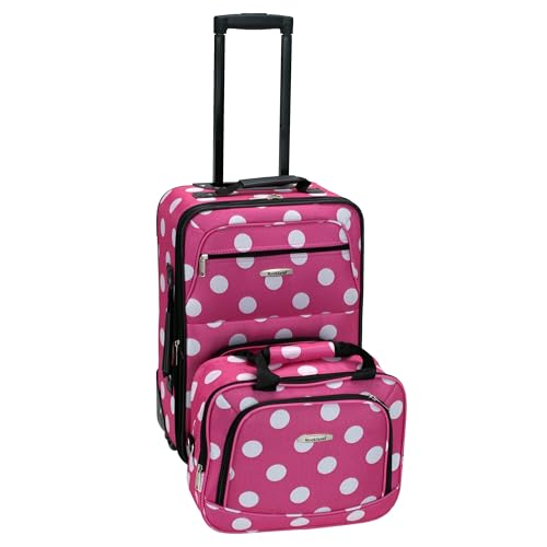 2 Piece Expandable Softside Upright Luggage Set