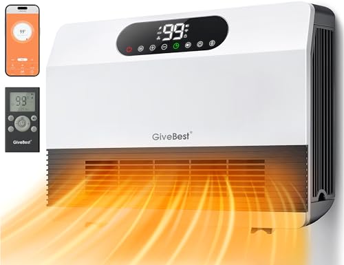 1500W Smart Electric Wall Heater with Thermostat