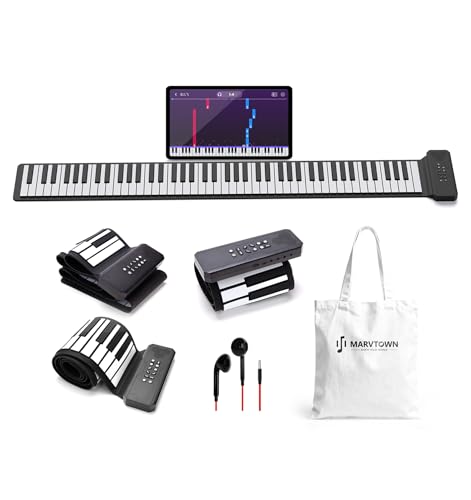Rechargeable Roll Up 88-Key Electronic Piano Keyboard