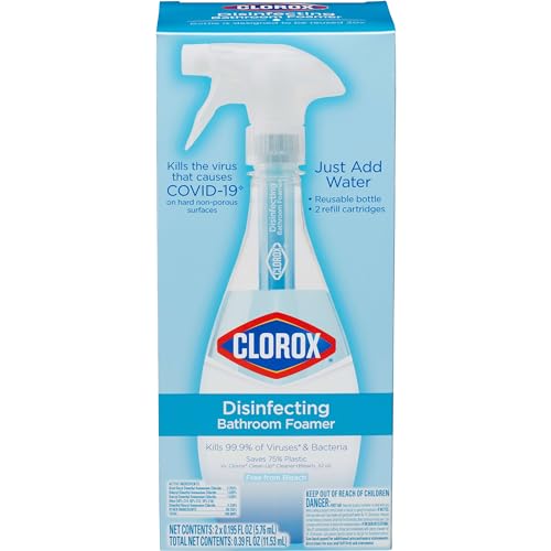 Clorox Bathroom Foamer Kit with 2 Refills