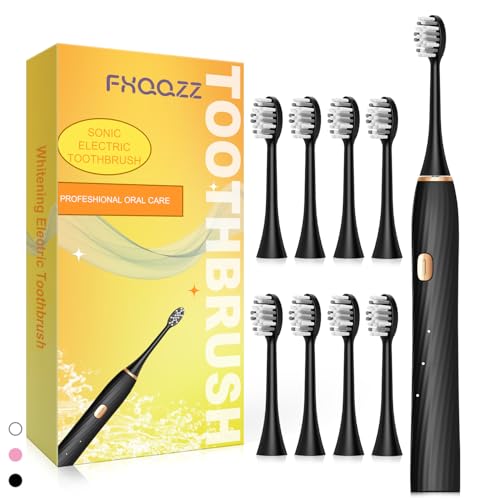 8 Pack Electric Toothbrush Rechargeable Sonic 4 Modes Timer