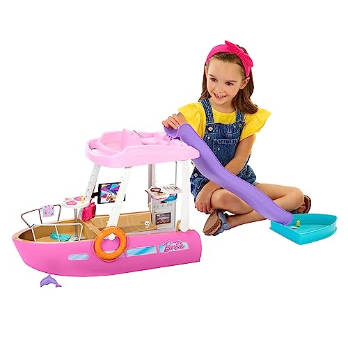 Barbie Dream Boat Playset with 20 Ocean Accessories
