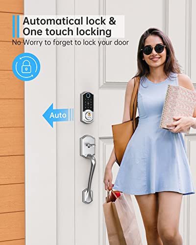 SMONET Smart Deadbolt Keyless Entry Fingerprint Lock