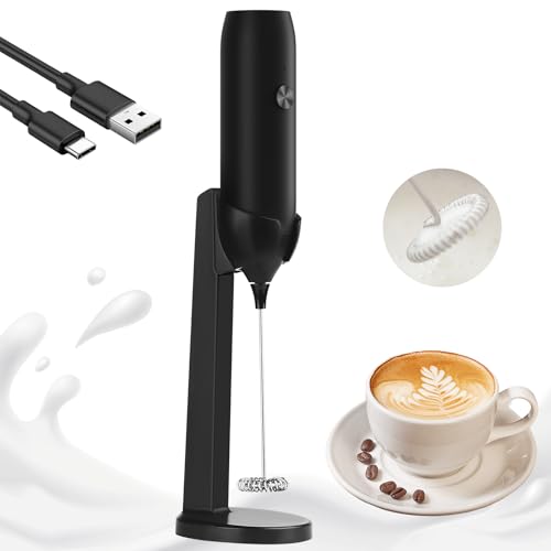 Rechargeable USB Milk Frother Handheld Electric Foam Maker