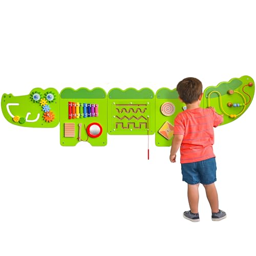 Montessori Crocodile Activity Wall Panels Busy Board