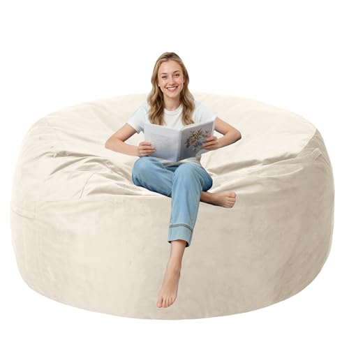 3FT Memory Foam Velvet Bean Bag Chair Sofa
