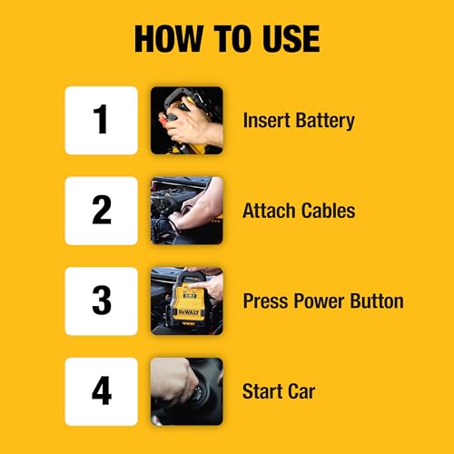 20-Volt DEWALT Jump Starter and Battery Booster