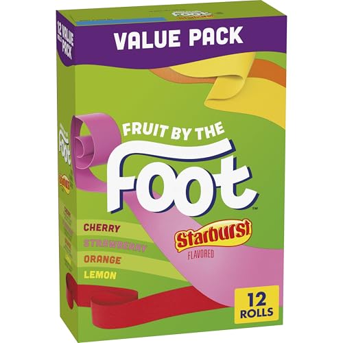 5 Boxes 12 Count Fruit by the Foot Starburst Fruit Snacks