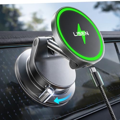 MagSafe 15W Magnetic Wireless Car Charger Mount