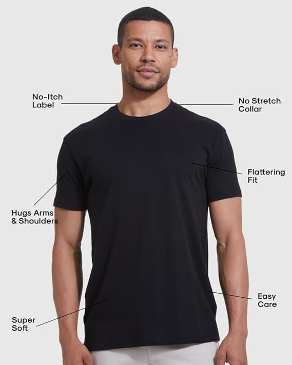True Classic Men's Short Sleeve T-Shirt Pack