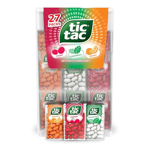 27 Pack Tic Tac Fruity Mints Variety Box