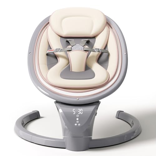 Monniebaby Portable Baby Swing with Remote and Lullabies