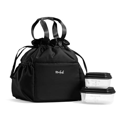 Fit & Fresh Lunch Bag Set with 2 Containers