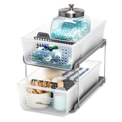 madesmart 2-Tier Slide-Out Organizer with Dividers