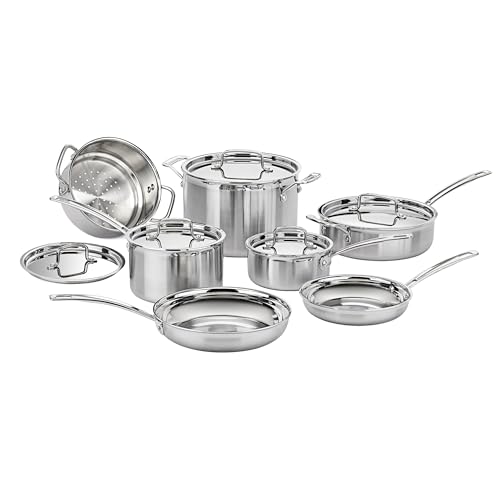 Cuisinart 12-Piece Stainless Steel Induction Cookware Set