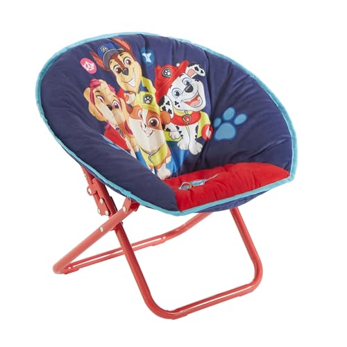Toddler Padded Folding Saucer Chair Paw Patrol
