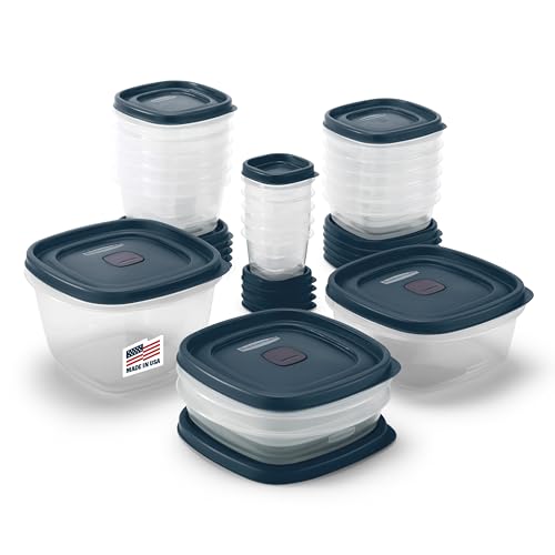42 Piece Rubbermaid EasyFindLids Food Storage Containers