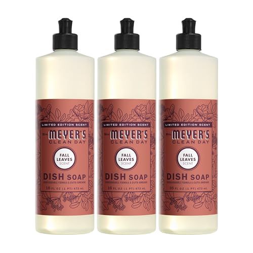 3 Pack Mrs. MEYER'S Fall Leaves Dish Soap