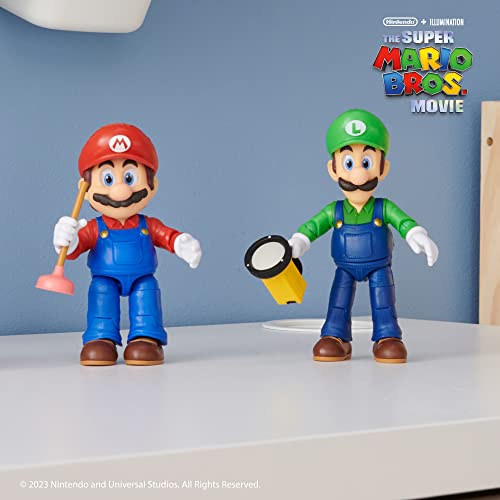Super Mario Bros. 5" Action Figure with Plunger