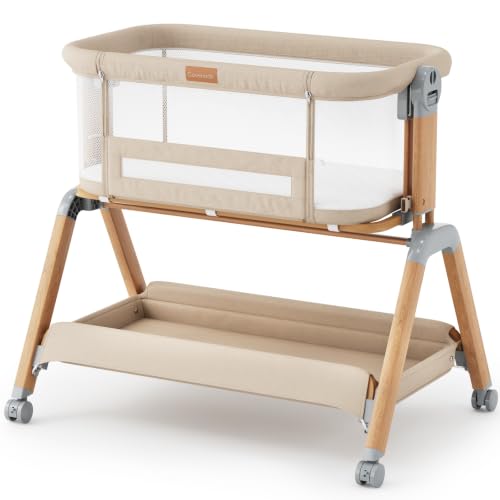 3-in-1 Rocking Bedside Bassinet for Newborns