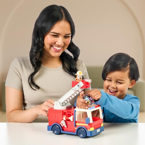 Bluey Firetruck Toy with Firefighter Figures
