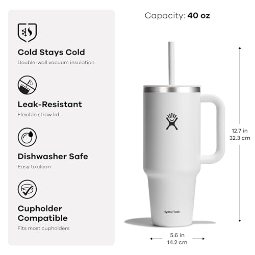 40 Oz Hydro Flask Insulated Travel Tumbler