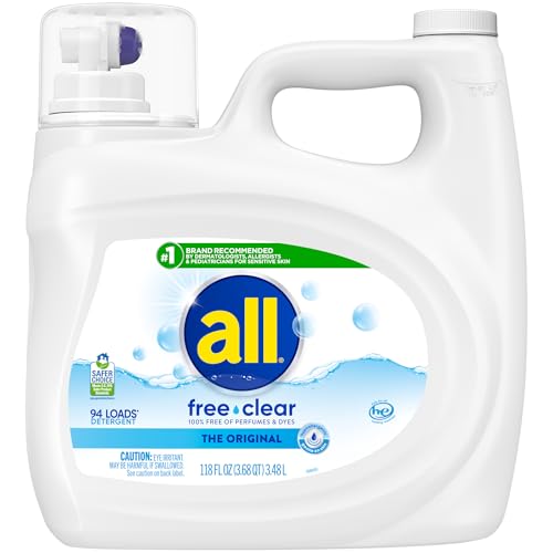 118 Ounce all Free Clear Liquid Laundry Detergent