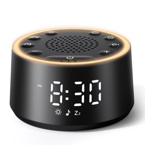 Dreamegg White Noise Sound Machine Alarm Clock