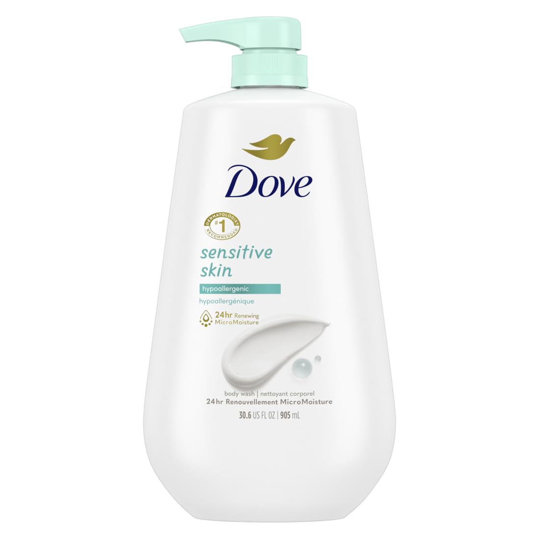 Dove Sensitive Skin Moisturizing Body Wash 30.6 oz