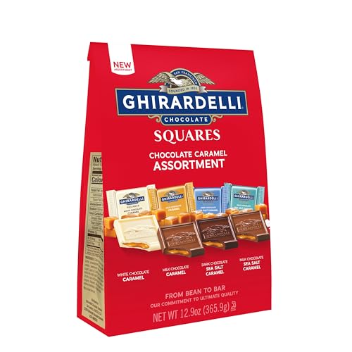 12.9 oz Ghirardelli Caramel Chocolate Squares Assortment