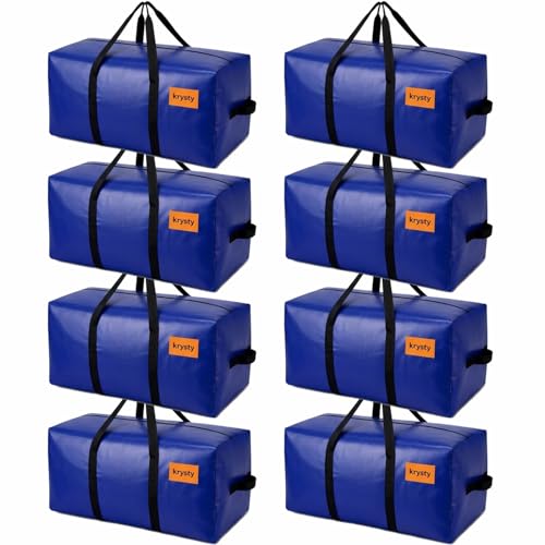 8 Pack Heavy Duty Moving and Storage Bags