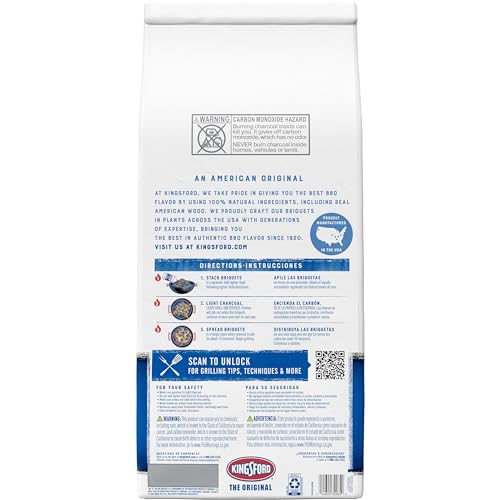 16 Pounds Kingsford Charcoal Briquettes for Grilling