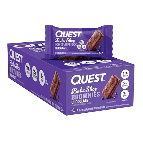 10 Count Quest Protein Brownies Low Carb Snack