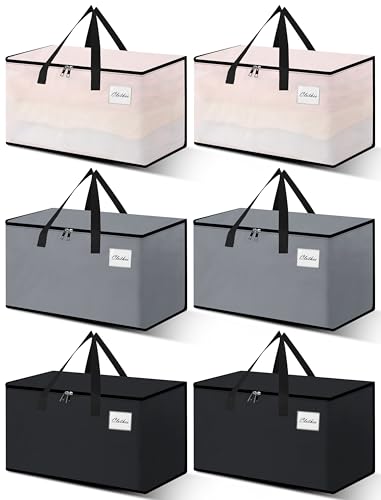 6 Pack Extra Large Heavy Duty Moving Bags
