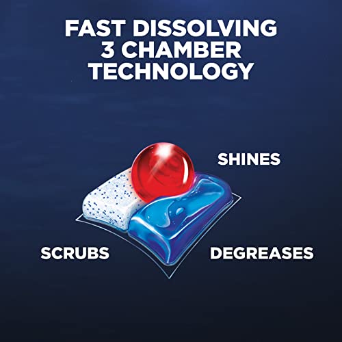 FINISH - Quantum - 22ct - Dishwasher Detergent - Powerball - Ultimate Clean & Shine - Dishwashing Tablets - Dish Tabs