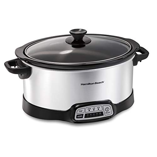 7 Quart Hamilton Beach Programmable Slow Cooker Dishwasher Safe