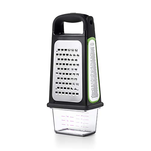 OXO Box Grater with Removable Zester and Container