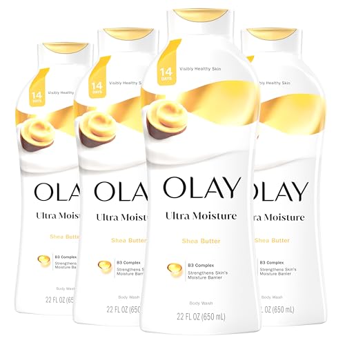 4 Pack Olay Ultra Moisture Body Wash, 22 fl oz