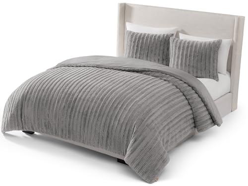UGG Plush Full/Queen Faux Fur Comforter Set