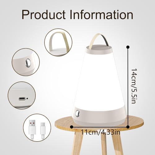 Dimmable Rechargeable Night Light for Bedside