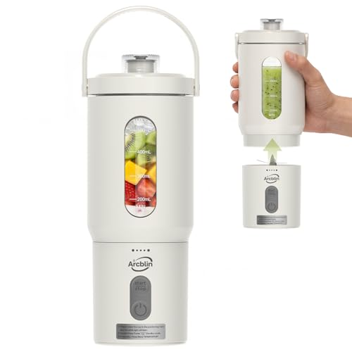 17oz Rechargeable Portable Blender with Travel Cup