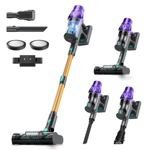 Cordless 560W Stick Vacuum Cleaner with LED Display