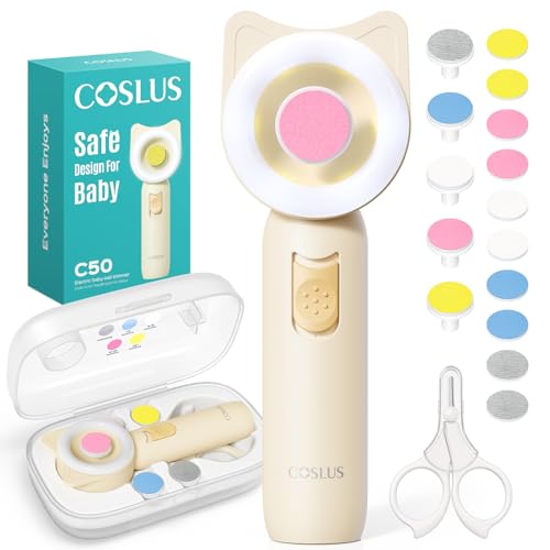 16-in-1 Electric Baby Nail File Trimmer Kit