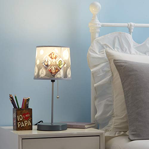 Avengers Kids Table Lamp with Decorative Shade