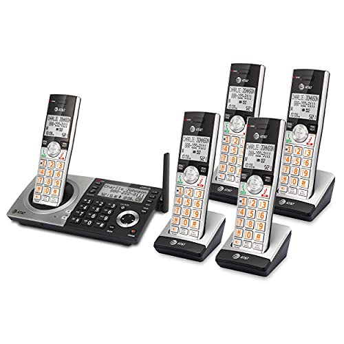 AT&T 5-Handset Cordless Phone with Answering Machine