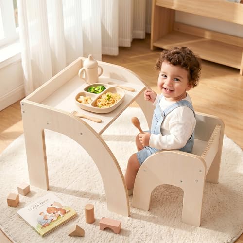 Kids Wooden Activity Table and Chair Set